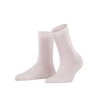 FALKE Cotton Touch W SO fines unies 1 paire, Chaussettes Femme, Rose (Light Pink 8458) nouveau - écologique, 35-38