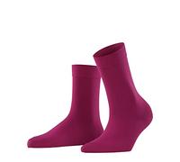 FALKE Cotton Touch W SO fines unies 1 paire, Chaussettes Femme, Rouge (Berry 8390) nouveau - écologique, 35-38