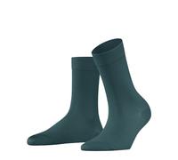 FALKE Cotton Touch W So fines unies 1 paire, Chaussettes Femme, Vert Mulberry 7448, 35-38