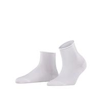 FALKE Cotton Touch W SSO fines unies 1 paire, Chaussettes Femme, Blanc (White 2000) nouveau - écologique, 39-42