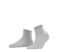 FALKE Cotton Touch W SSO fines unies 1 paire, Chaussettes Femme, Gris (Silver 3290) nouveau - écologique, 35-38