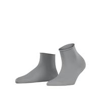FALKE Cotton Touch W SSO Fines Unies Chaussettes, Gris Silver 3203, 39-42 Femme