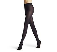 FALKE Cotton Touch W Ti opaques unis 1 paire, Collants Femme, Bleu Marine 6179-O, S-M