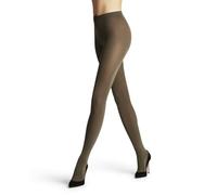 FALKE Cotton Touch W Ti opaques unis 1 paire, Collants Femme, Vert Military 7826, XL