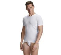 FALKE Daily Climate Control Outlast® V Neck M S/s Ts coton viscose séchage rapide 1 pièce, Sous-vêtement Homme, Blanc White 2000, L