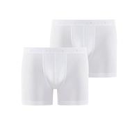 Falke Caleçon boxeur Daily Comfort – Multipack coton respirant 2 pièces Homme Blanc M