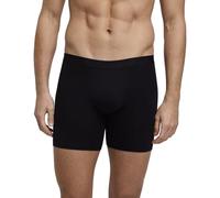Falke Daily Comfort Long Leg Multipack M BX Coton Respirant 2 pièces, Caleçon Boxeur Homme, Noir Black 3000, S