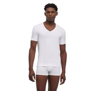 FALKE Daily Comfort Multipack Deep V Neck M S/s Ts coton respirant 2 pièces, Sous-vêtement Homme, Blanc White 2000, XL