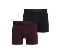 FALKE Daily Comfort Multipack M Bx coton respirant 2 pièces, Caleçon boxeur Homme, Multicolore Black Burgundy 0040, M