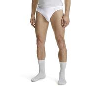 FALKE Daily Comfort Multipack M Sl coton respirants 2 pièces, Slips Homme, Blanc White 2000, M