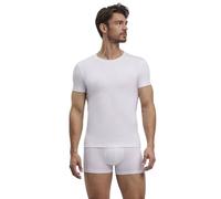 FALKE Daily Comfort Multipack Round Neck M S/s Ts coton respirant 2 pièces, Sous-vêtement Homme, Blanc White 2000, L