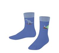 FALKE Dinosaurs K So coton fantaisie 1 paire, Chaussettes Mixte enfant, Bleu Blue Note 6545, 23-26
