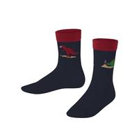 FALKE Dinosaurs K So coton fantaisie 1 paire, Chaussettes Mixte enfant, Bleu Space Blue 6116, 35-38