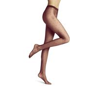 FALKE Dot 15 DEN W Ti transparents fantaisie 1 paire, Collants Femme, Rouge Ruby 8830, M