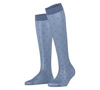 FALKE Dot 15 DEN W Kh transparentes fantaisie 1 paire, Chaussettes longues Femme, Bleu Sky Blue 6876, 39-42