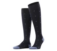 FALKE Dot M Kh coton fantaisie 1 paire, Chaussettes longues Homme, Bleu Dark Navy 6377, 39-42
