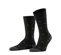 FALKE Dot M So coton fantaisie 1 paire, Chaussettes Homme, Gris Anthracite Melange 3096, 43-46
