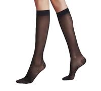 FALKE Energize 30 DEN W Kh transparentes avec contention 1 paire, Chaussettes longues Femme, Noir Black 3009, 37-38
