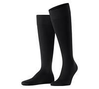 FALKE Energizing Cotton M Kh fines avec contention 1 paire, Chaussettes longues Homme, Noir Black 3000, 47-48