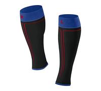FALKE Energizing Manchons Sport De Compression Homme Respirantes SЋchage Rapide VЋganes Bleu Jaune Noir Pour Course Л Pied Running Marathon Trail Football Rugby 1 Paire