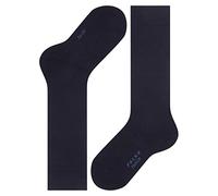 FALKE Family K Kh coton durable unies 1 paire, Chaussettes longues Mixte enfant, Bleu Dark Marine 6170, 31-34