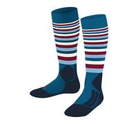 FALKE Enfants SK2 Intermediate Mi-bas anatomique Skiing Laine Vierge, Fibre artificielle