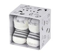 FALKE Erstlingsringel B So coton unies 1 paire, Chaussettes Mixte bébé, Blanc Off-White 2041, 62-68