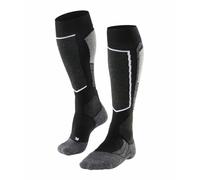 Falke Chaussettes de ski Homme SK2 Intermediate M – laine chaude épaisse, 1 paire, Noir 46-48