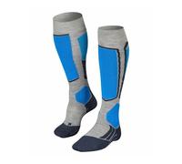 FALKE SK2 Intermediate M Kh laine chaudes épaisses 1 paire, Chaussettes de ski Homme, Bleu Limoges 6117, 44-45