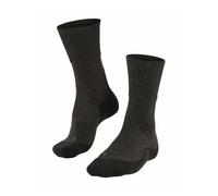 FALKE TK1 Adventure Wool W SO laine épaisses anti-ampoule 1 paire, Chaussettes de randonnée Femme, Gris (Smog 3150), 39-40