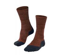 FALKE TK1 Adventure Wool M So laine anti-ampoule épaisses 1 paire, Chaussettes de randonnée Homme, Orange Tangerine 8094, 46-48