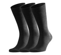FALKE Family 3-Pack M So Chaussettes, Noir (Black 3000), 43-46 (UK 8.5-11 Ι US 9.5-12) (Lot de 3) Homme