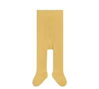 FALKE Family B Ti coton durable unis 1 paire, Collants Mixte bébé, Jaune Banana 1410, 50-56