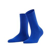FALKE Family Coton Unies sans Motif 1 Paire Chaussettes, Bleu (Imperial 6065), 39-42 Femme
