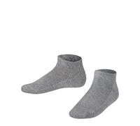 FALKE Family K SN coton unies 1 paire, Chaussettes basses Mixte enfant, Gris (Light Grey 3400) nouveau - écologique, 35-38