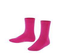 FALKE Family K SO coton unies 1 paire, Chaussettes Mixte enfant, Rose (Gloss 8550) nouveau - écologique, 23-26