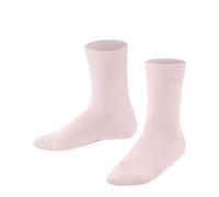 FALKE Family K SO coton unies 1 paire, Chaussettes Mixte enfant, Rose (Powder Rose 8900) nouveau - écologique, 31-34