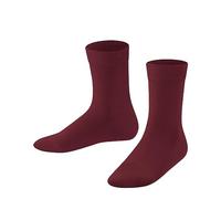 FALKE Family K SO coton unies 1 paire, Chaussettes Mixte enfant, Rouge (Ruby 8830) nouveau - écologique, 23-26