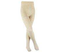 FALKE Family K Ti coton durable épais unis 1 paire, Collants Mixte enfant, Beige Sand Melange 4650, 122-128