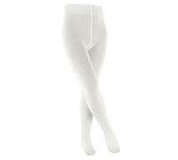 FALKE Family K Ti coton durable épais unis 1 paire, Collants Mixte enfant, Blanc Off-White 2040, 122-128