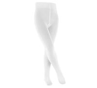 FALKE Family K Ti coton durable épais unis 1 paire, Collants Mixte enfant, Blanc White 2000, 98-104