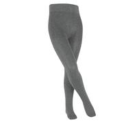 FALKE Family K Ti coton durable épais unis 1 paire, Collants Mixte enfant, Gris Light Grey Melange 3390, 110-116