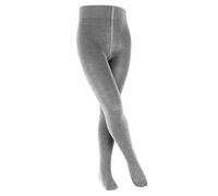 FALKE Family K TI coton unis 1 paire, Collants Mixte enfant, Gris (Light Grey 3400) nouveau - écologique, 122-128