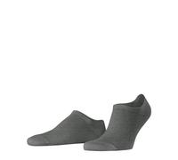 FALKE Family M In coton durables unies 1 paire, Chaussettes invisibles Homme, Gris Light Grey Melange 3390, 43-46