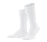 FALKE Family M SO coton unies 1 paire, Chaussettes Homme, Blanc (White 2000) nouveau - écologique, 43-46