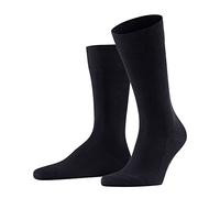 FALKE Family M So coton durable unies 1 paire, Chaussettes Homme, Bleu Dark Navy 6375, 43-46