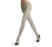 FALKE Family Rib W Ti coton unis 1 paire, Collants Femme, Beige Linen Melange 4541, 42-44