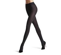 FALKE Family Rib W Ti coton unis 1 paire, Collants Femme, Gris Anthracite Melange 3080, 42-44