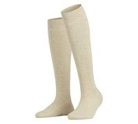 FALKE Family W KH coton unies 1 paire, Chaussettes longues Femme, Beige (Sand Melange 4659) nouveau - écologique, 39-42