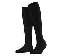 FALKE Family W KH coton unies 1 paire, Chaussettes longues Femme, Noir (Black 3009) nouveau - écologique, 39-42